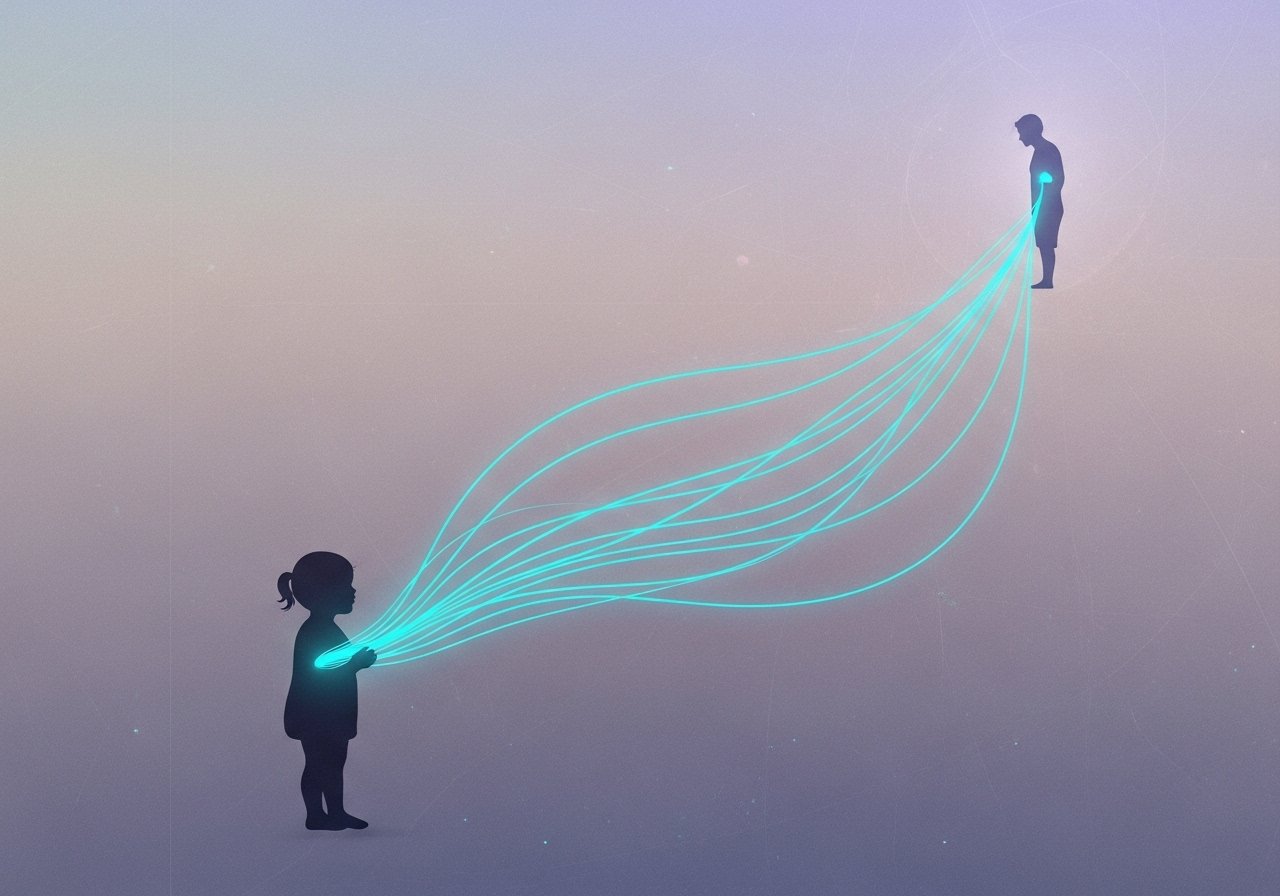 Childhood experiences influencing an adults life path