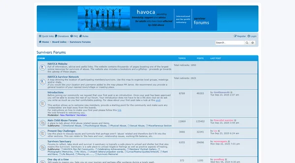HAVOCA Survivors Forums