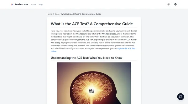 What is the ACE Test? A Comprehensive Guide
