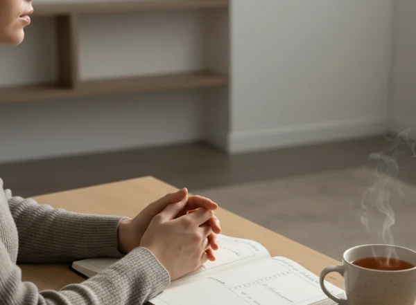 Quiet journal on a desk
