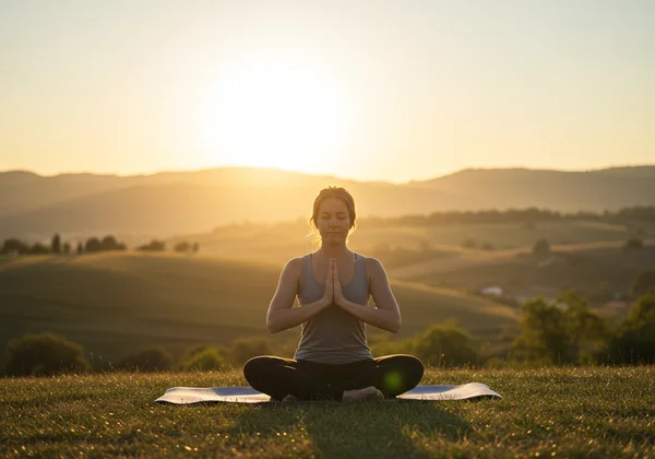 Person doing yoga to illustrate the mind-body connection